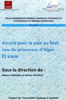 Revue N°4 : Accord de paix au Mali issu du processus d’Alger et Varia